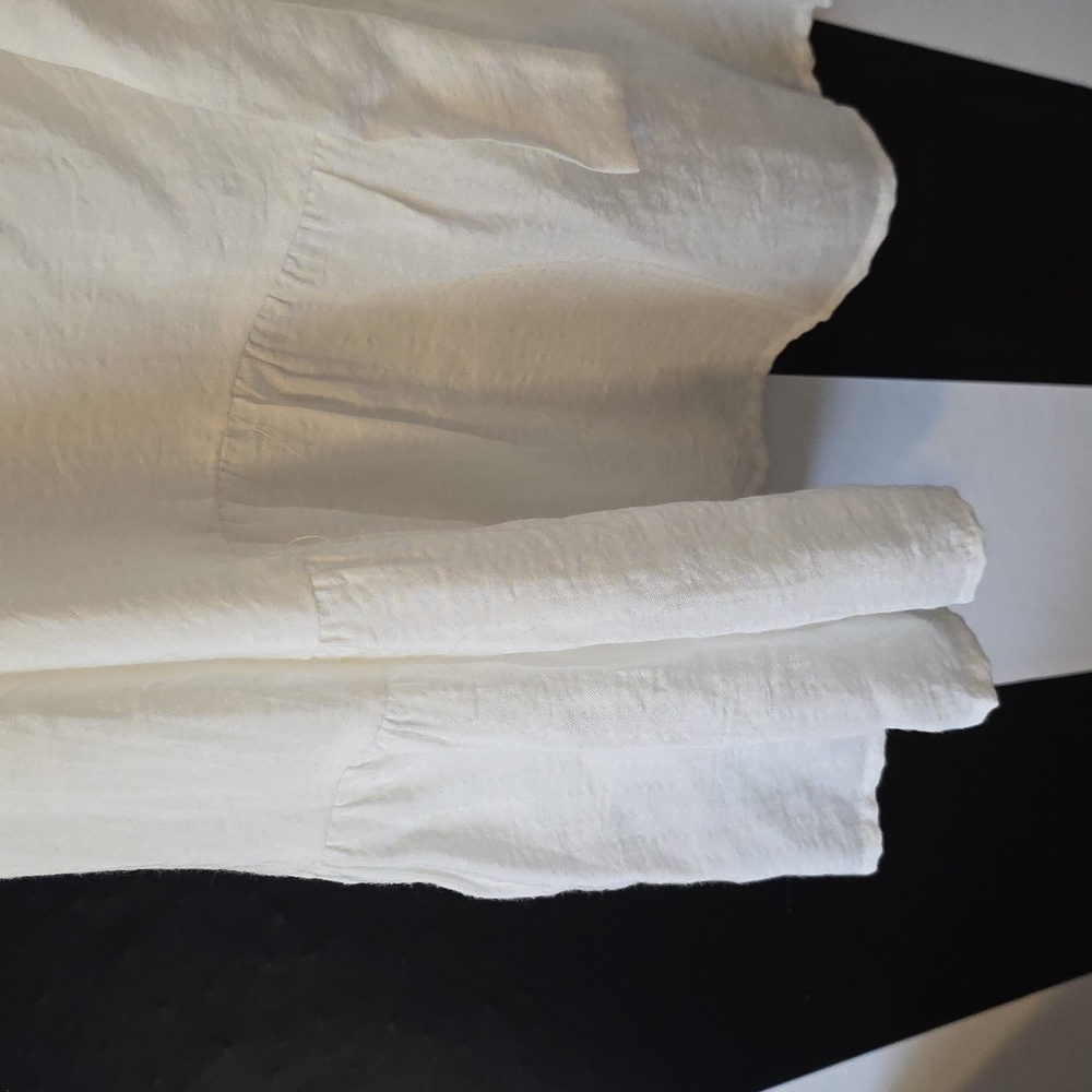 Stylish White Ruffle Dress - Picture 3 of 7